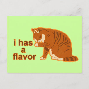 Jag har en smak, LOL CAT Vykort