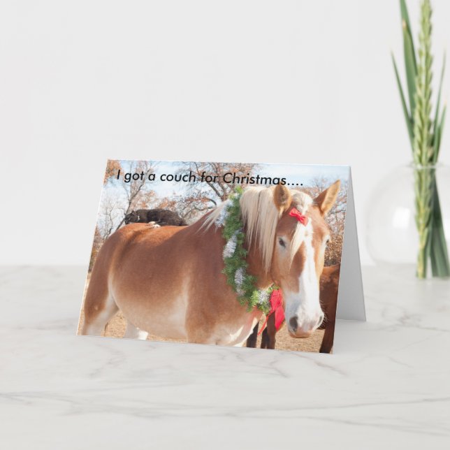 Jag har en soffa till jul... helgkort (Framsida)