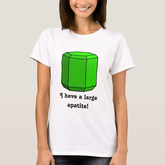 Jag har en stor apatit! tee shirt (Framsida)