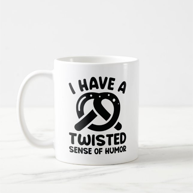 Jag har en tudelad känsla av Humor Kaffemugg (Vänster)
