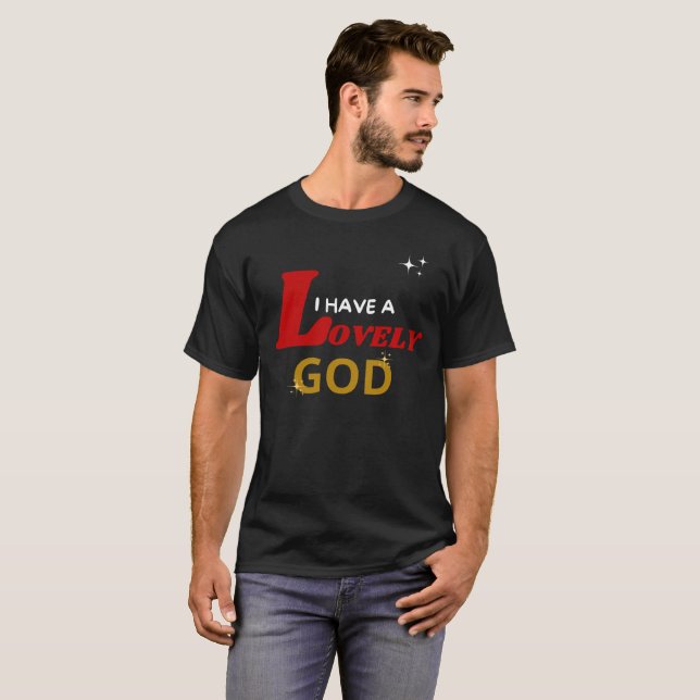 Jag har en underbar Gud T Shirt (Hel framsida)