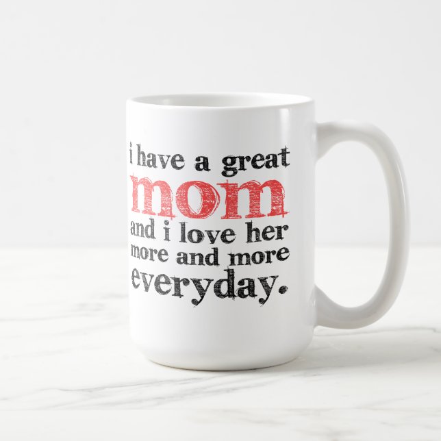 Jag har en underbar mammakaffemugg kaffemugg (Höger)
