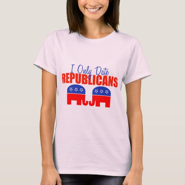 Jag har endast datumrepublikaner tee shirt (Framsida)