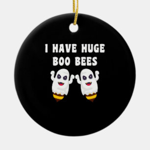 Jag Har Enorma Boo-Bin Halloween Matchande Julgransprydnad Keramik
