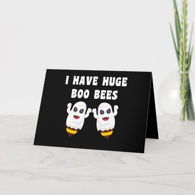 Jag Har Enorma Boo-Bin Halloween Matchande Kort (Framsida)