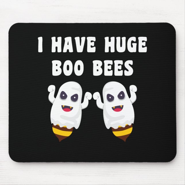 Jag Har Enorma Boo-Bin Halloween Matchande Musmatta (Framsidan)