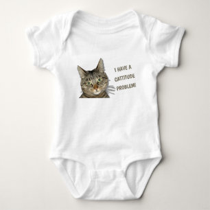 Jag har ett kattitudproblem! Söt anpassningsbar! T Shirt