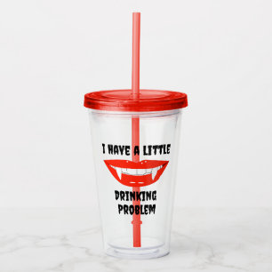 Jag har ett litet dricksproblem.. take away mugg