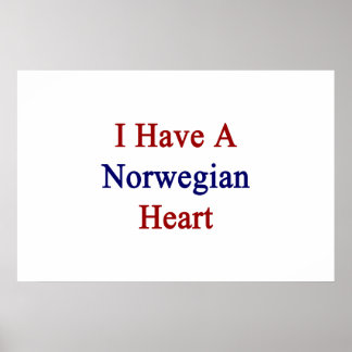 Jag har ett norskt hjärta poster
