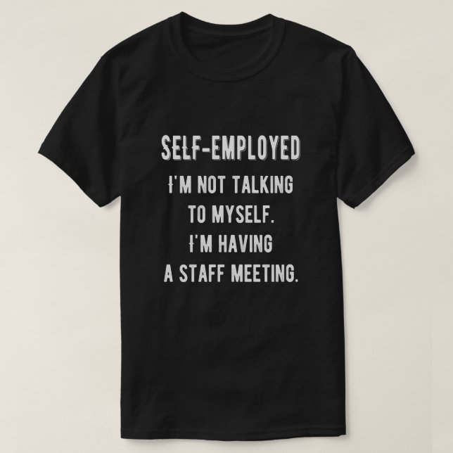 Jag har ett personalmöte t shirt (Design framsida)
