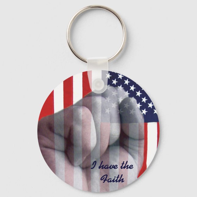 Jag har Faith_Keychain Nyckelring (Framsida)