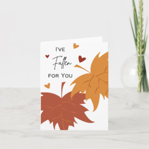 Jag har fallit för dig - Pun Valentine Day Kort