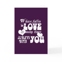 Jag har fallit i Kärlek många gånger, alltid med d