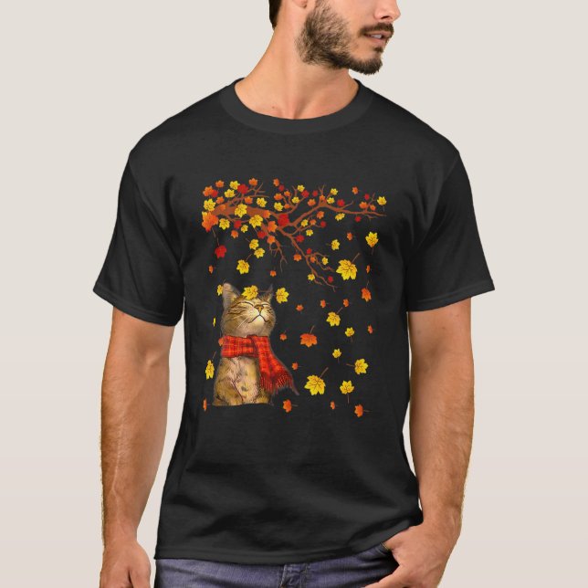 Jag har fallit ner i höstmapeln Löv. T Shirt (Framsida)