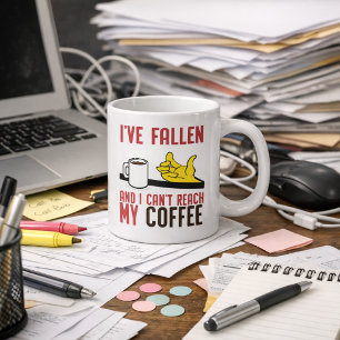 Jag har fallit och kan inte nå mitt kaffe jumbo mugg