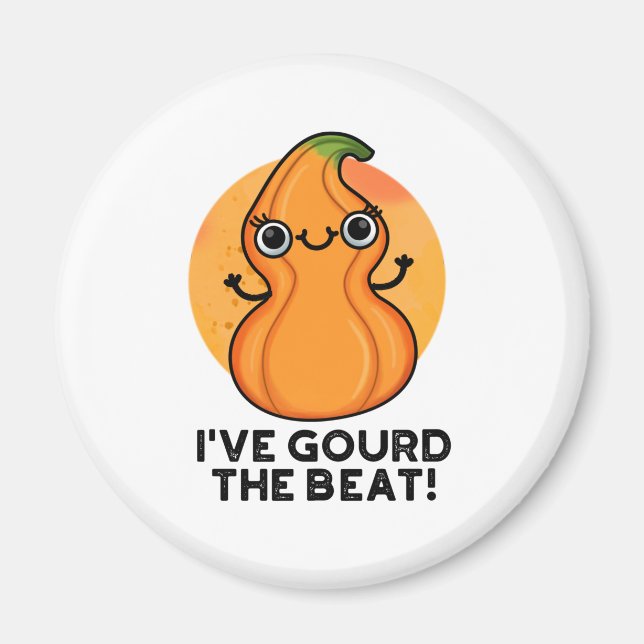 Jag har fått Beat Funny Veggie Pun Magnet (Framsidan)
