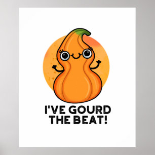 Jag har fått Beat Funny Veggie Pun Poster