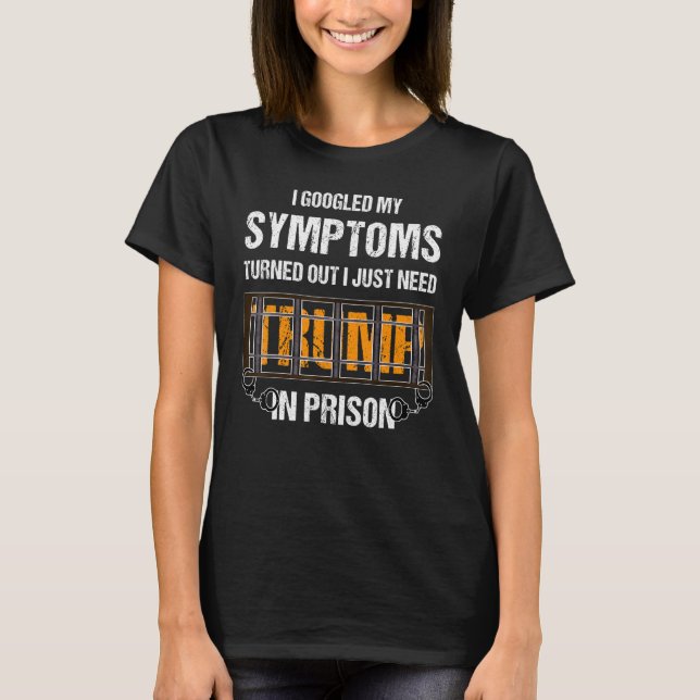 Jag har fått mina symptom att visa att jag bara be t shirt (Framsida)