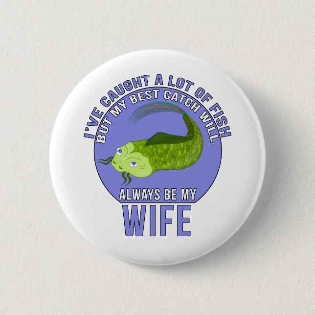 Jag har fått mycket fisk knapp (Framsida)