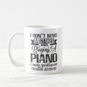 Jag har fel när jag spelar Piano Player Kaffemugg