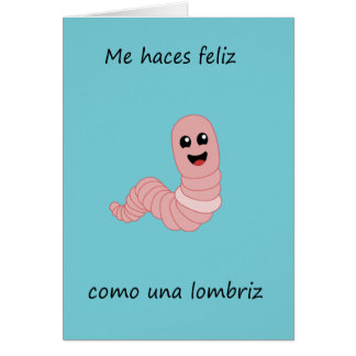 Jag har feliz como una lombriz OBS kort