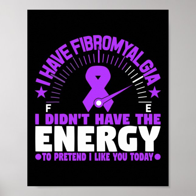 Jag har fibromyalgi... jag har inte energin att gö poster (Framsidan)