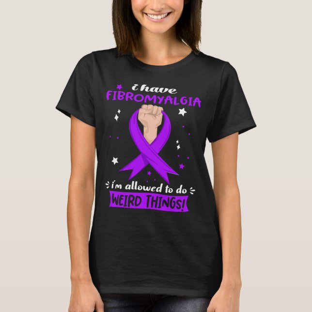 Jag Har Fibromyalgi Rolig Fibromyalgi Krigare T Shirt (Framsida)