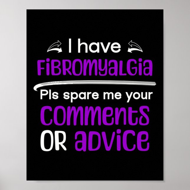 Jag har Fibromyalgi som sprider era kommentarer ti Poster (Framsidan)