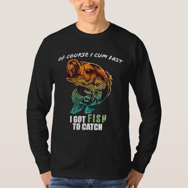 Jag har fisk att fånga. t shirt (Framsida)