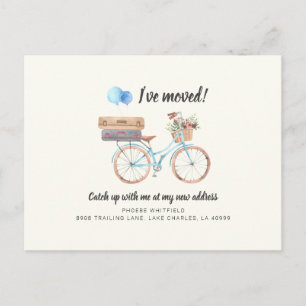 Jag har Flyttat Adress Flytta Meddelande Vykort