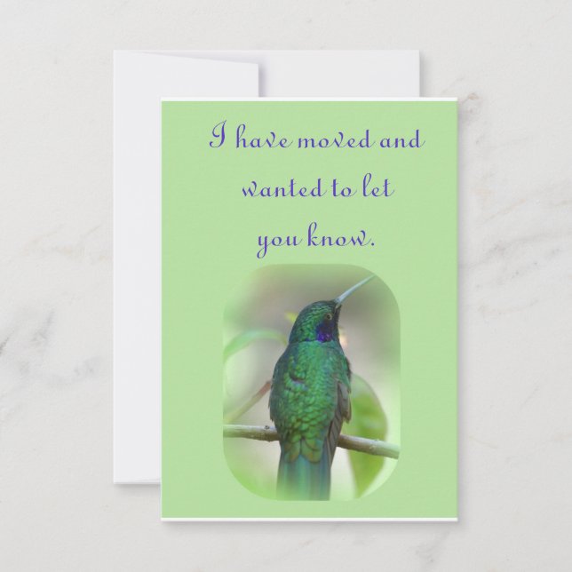 Jag har Flyttat Meddelande (Framsida)