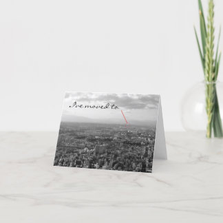 Jag har flyttat.. meddelande