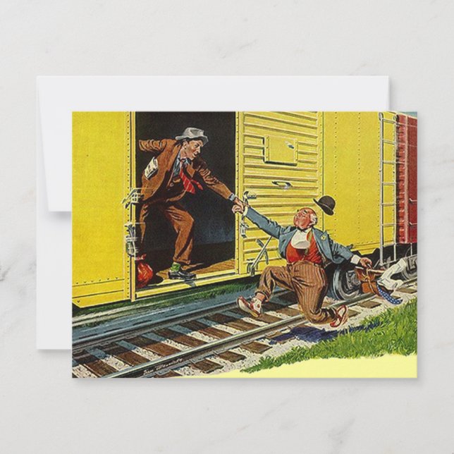 Jag har Flyttat meddelanden ~ Fånga Tåg (Framsida)