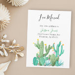 Jag har Flyttat Ny adress annons House Cactus Vykort<br><div class="desc">Den här designen har skapats genom digital grafik. Det kan vara personlig i området att tillhandahålla eller anpassa genom att klicka för att anpassa ytterligare alternativ och ändra namn, initialer eller ord. Du kan också ändra texten färg och stil eller ta bort texten för en bilddesign. Kontakta mig på colorflowcreations@gmail.com...</div>