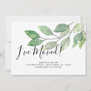 Jag har Flyttat ny hemmiljö Meddelande