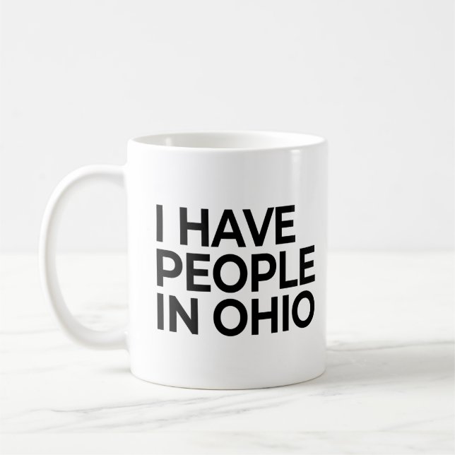 Jag har folk i Ohio Kaffemugg (Vänster)