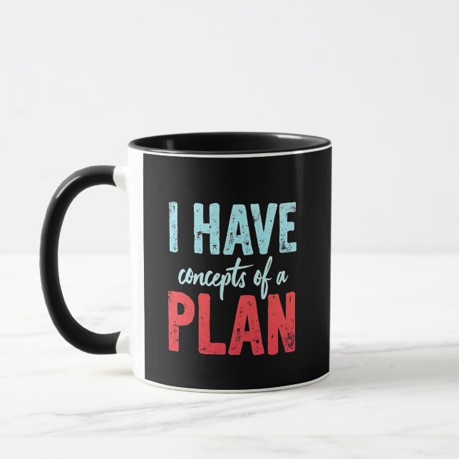 Jag har föreställningar om en "plan Trump"-debatt Mugg (Vänster)