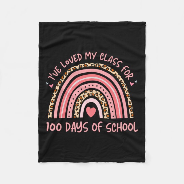 Jag har förlorat mitt cl i 100 dagars regnbåge. fleecefilt (Framsidan)