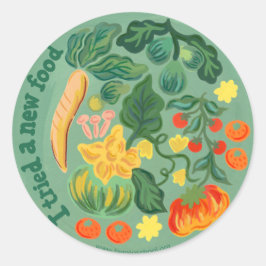 "Jag har försökt med en ny mat" Runt märke Lakan