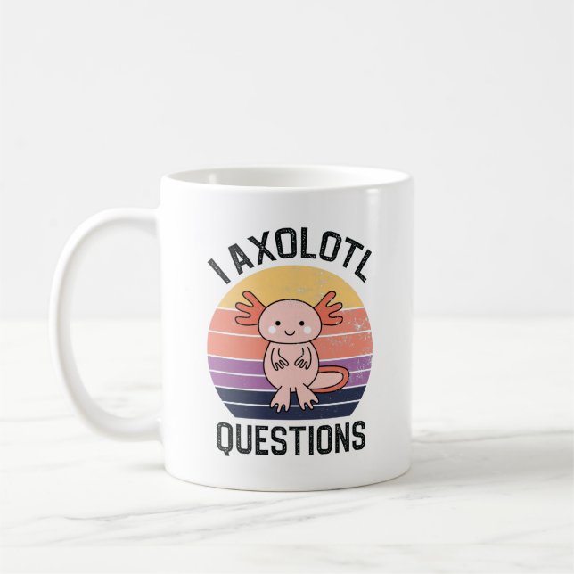 Jag har frågor om Axolotl Kaffemugg (Vänster)