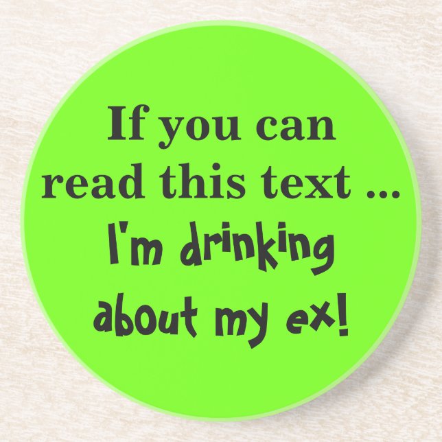 Jag har funderat på mitt ex mycket nyligen underlägg sandsten (Framsidan)