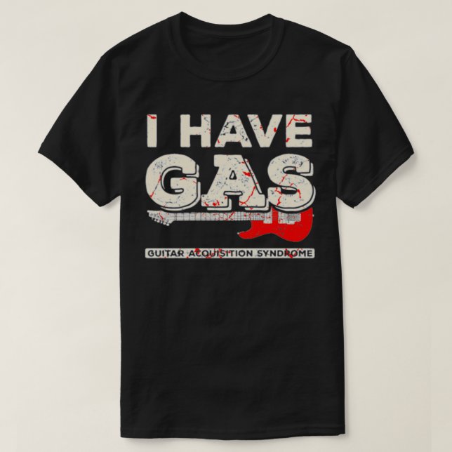 Jag har GAS Guitar Player Collector Musician Funny T Shirt (Design framsida)