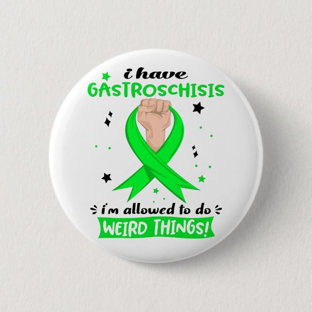 Jag Har Gastroschisis Jag Får Göra Konstiga Saker Knapp (Framsida)