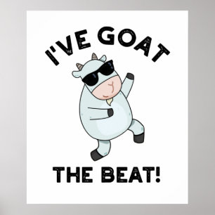 Jag har gått på Beat Funny Animal Pun Poster