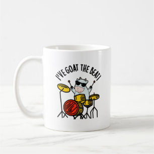 Jag har gått på Beat Funny Drummer Pun Kaffemugg
