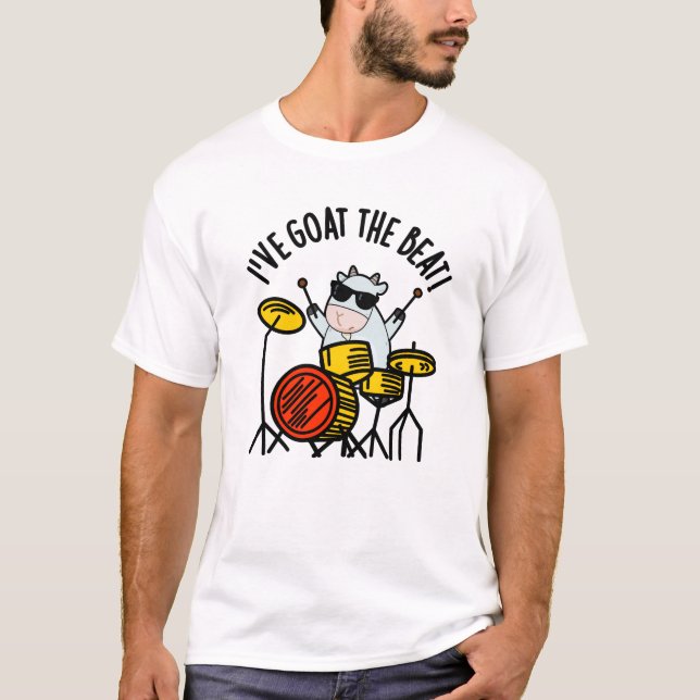 Jag har gått på Beat Funny Drummer Pun T Shirt (Framsida)