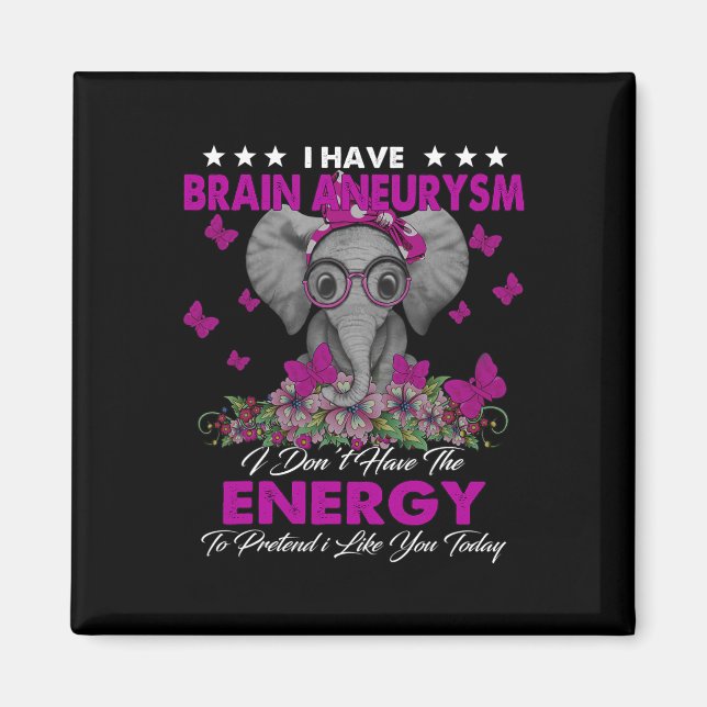 Jag har gåvor för medvetenhet om hjärnaneurysm  magnet (Framsidan)