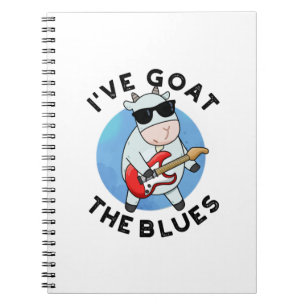 Jag Har Get Blues Rolig Djurfusk Anteckningsbok