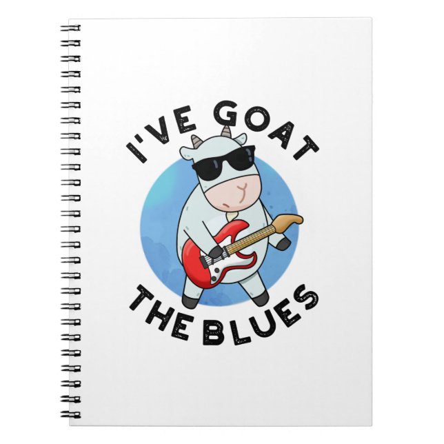Jag Har Get Blues Rolig Djurfusk  Anteckningsbok (Framsidan)