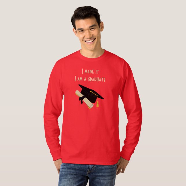 Jag har gjort det, jag är Student T-Shirt (Hel framsida)